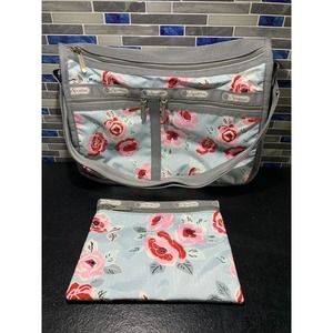 LE SPORTSAC EVERDAY BAG / CROSSBODY / ROSE DESIGN